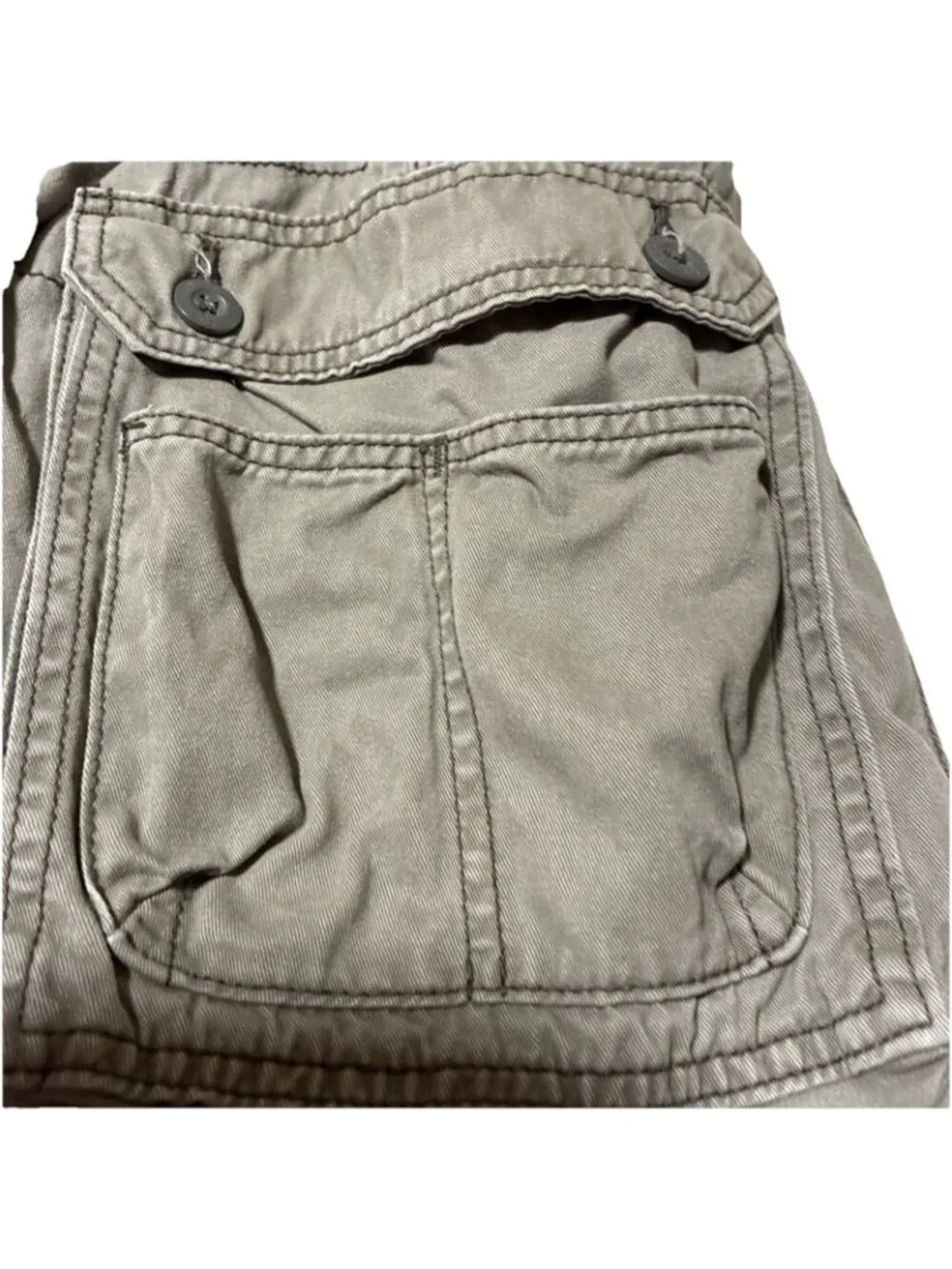 Lot of 2 Lee Men's Wyoming Cargo Shorts Size 38 Gray Vapor Cotton Utility Work